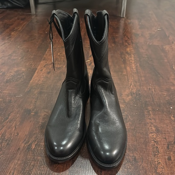 Cody James Black western combat boots men’s - Picture 2 of 3